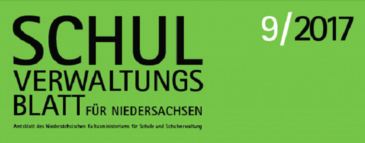 Logo Schulverwaltungsblatt Niedersachsen 9/17
